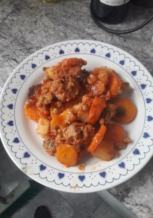 Una foto de Guiso de Verduras con Carne
