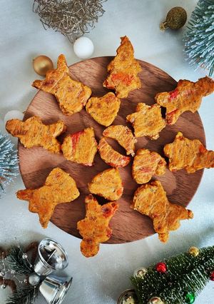 Une photo de Croquettes de polenta à la tomate et basilic
