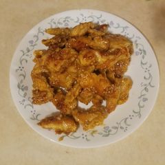 A picture of Maple Syrup/Honey Fried Chicken.