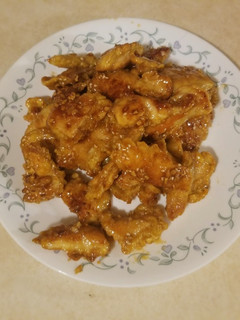 A picture of Maple Syrup/Honey Fried Chicken.