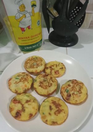 Foto resep Pancake asin gluten free (kreasi mocaf)