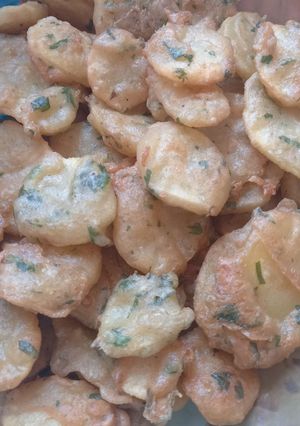 A picture of Homemade bhajia.