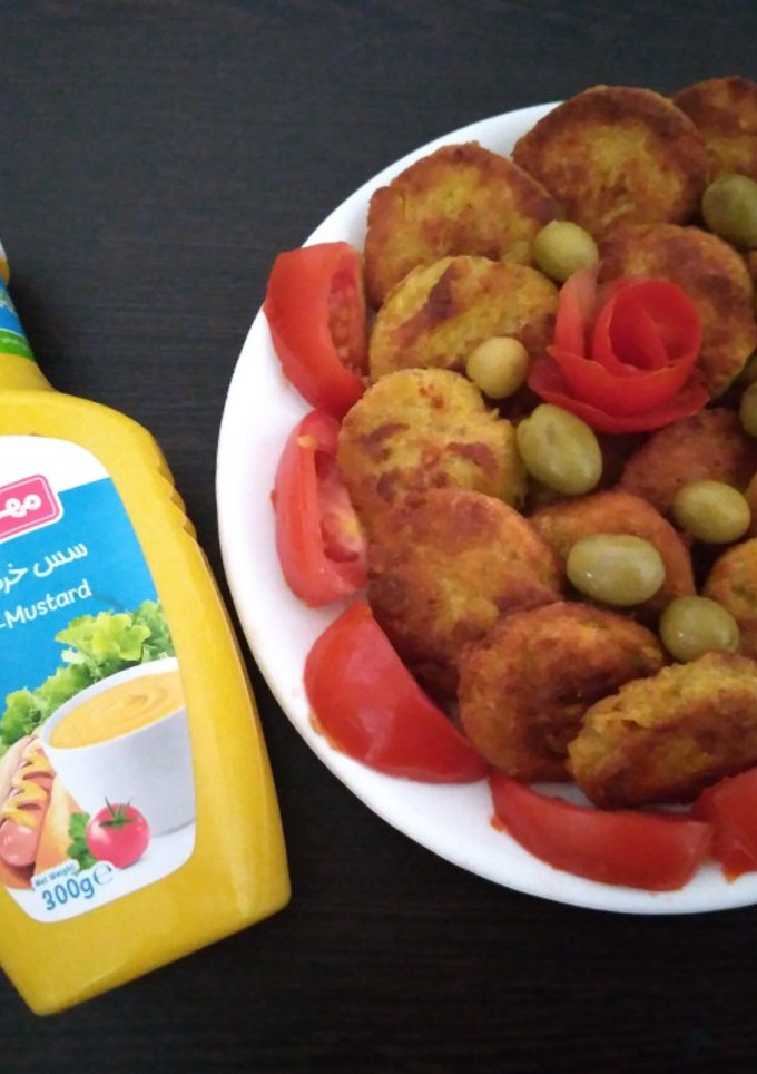 عکسی از دستور فلافل لپه و مرغ