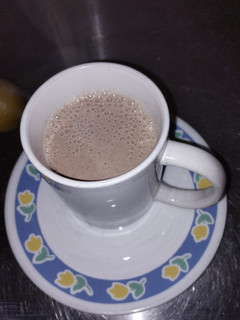 Una foto de Chocolate caliente al vino