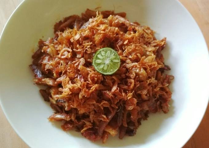 Bagaimana Membuat Pelecing ayam suwir bumbu merah Anti Gagal