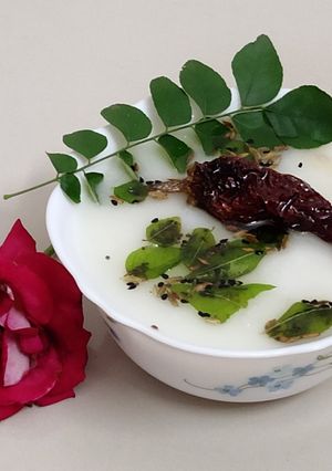 A picture of Dahi Pakhala !!.