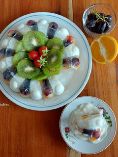 Foto resep ✨️Pudding Buah dan Susu dengan Vla Vanilla