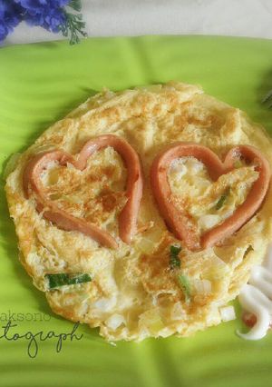 Foto resep Omelette cinta