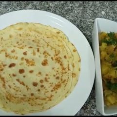 A picture of Egg paratha.