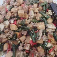 รูปของ Tumis Tempe Gembus & Tetelan