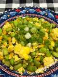 Edamame, Corn, and Egg Stir-Fry