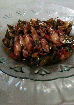 Foto resep Cumi asin bumbu kemangi