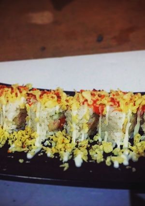 Foto resep Homemade Sushi crunch roll non nori