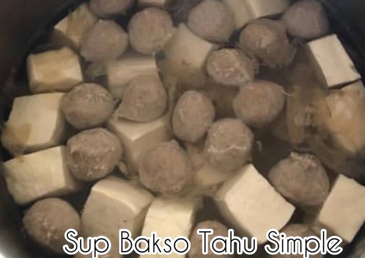 Sup Bakso Tahu Simple