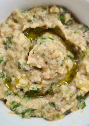 A picture of Baba Ghanoush.