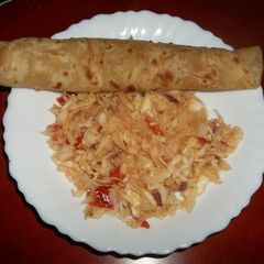 A picture of Carrot Chapatis.