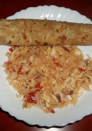 A picture of Carrot Chapatis.