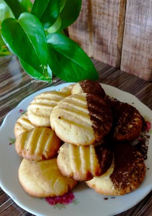 عکسی از دستور شیرینی چنگالی تابه ای
