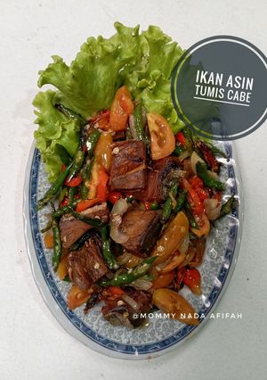 Foto resep Ikan Asin Tumis Cabe