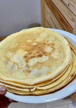 Una foto de 🥞 Panqueques sin TACC (rinde 6 a 8 unidades)