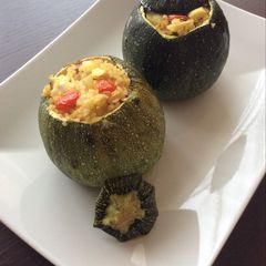 A picture of Stuffed Round Zucchini.