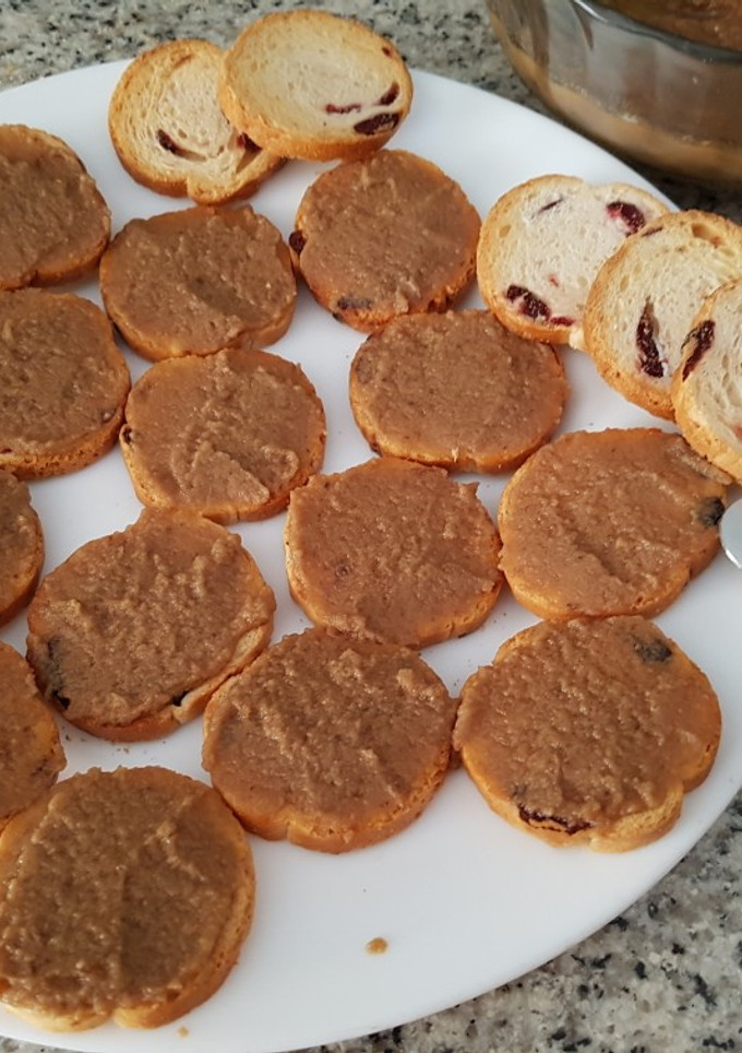 Una foto de Paté de berenjena y manzana