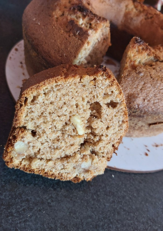 Una foto de Budín integral de banana y nuez 🍌🥧
