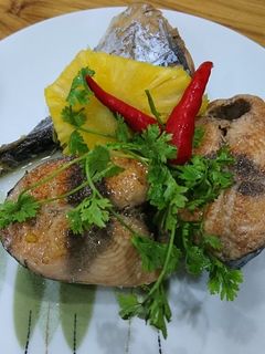 Hình của món Cá ngừ kho thơm.