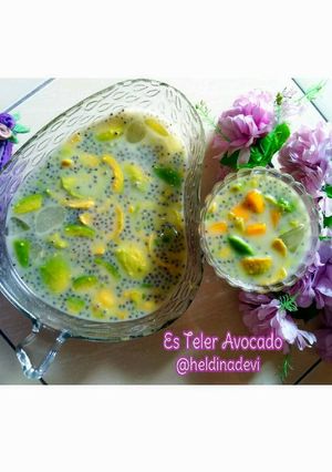 Foto resep Es Teler Avocado