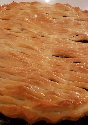 Une photo de Tarte aux pruneaux amaretto