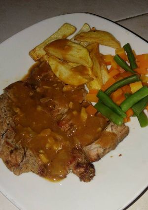 Foto resep Steak sapi empuk anti alot w/ brown sauce