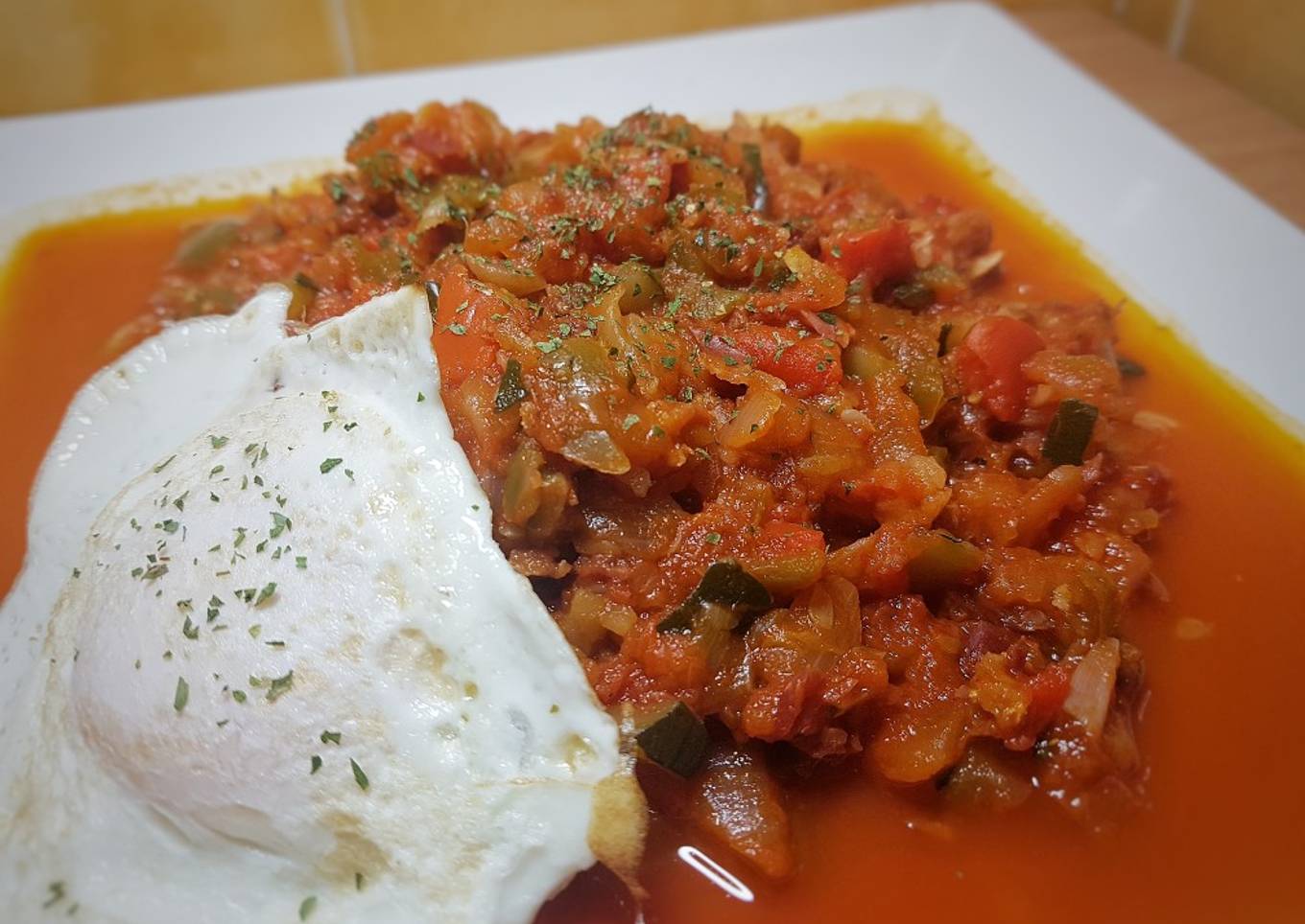 Pisto saludable a mi manera