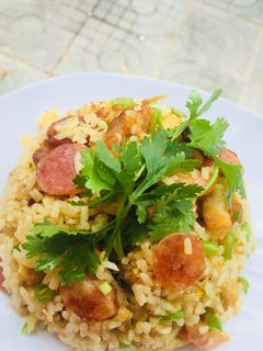 Hình của món Cơm chiên thập cẩm.