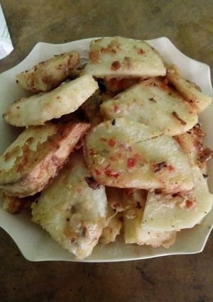 A picture of Fried yam.