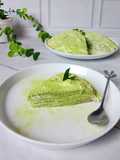 Mille crepes matcha