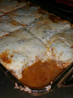 A picture of Meat Lasagna.