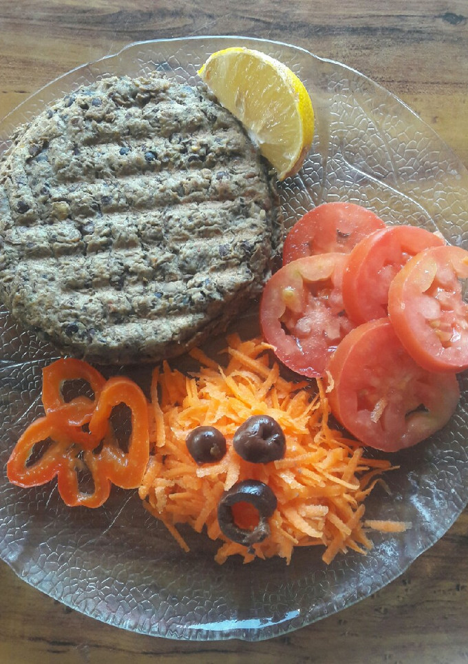 Una foto de Hamburguesa de lenteja