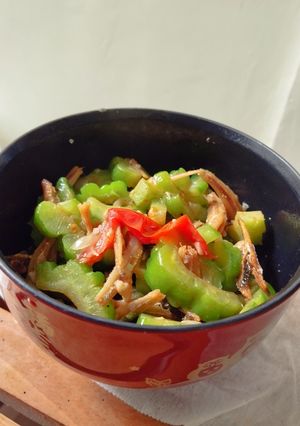 Foto resep 42. Tumis pare teri