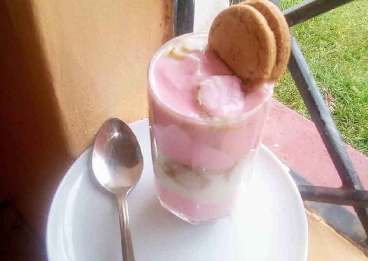 How to Make Banana and Ginger biscuit parfait#kid&#39;sfavorite themechallenge