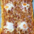 Pizza con base casera sin levadura