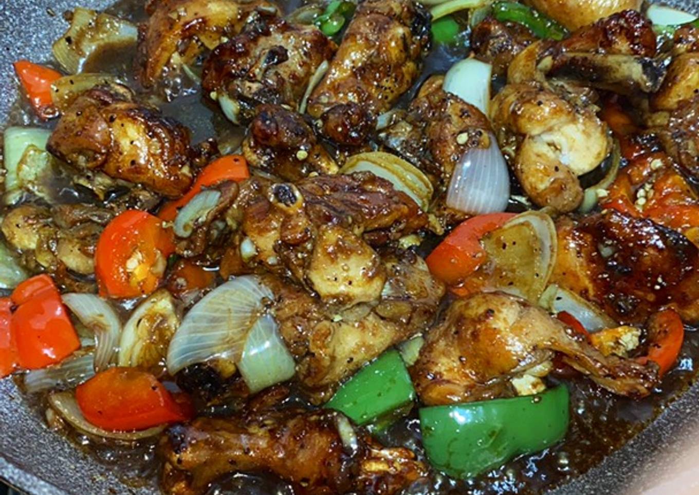Ayam goreng Teriyaki Lada Hitam