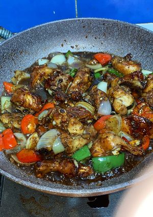 Foto resep Ayam goreng Teriyaki Lada Hitam