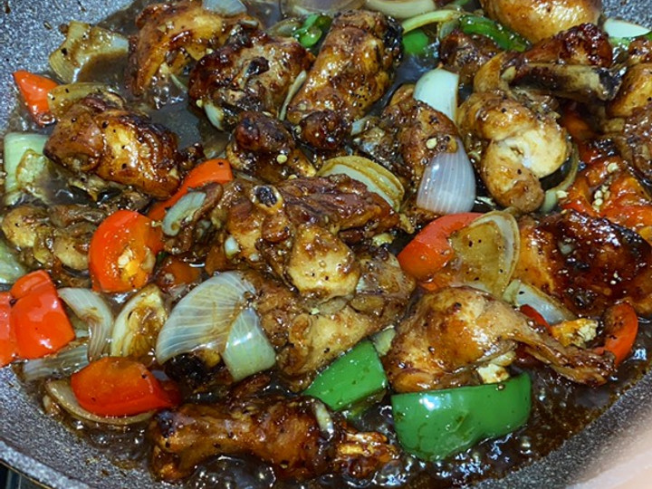 Resep Ayam goreng Teriyaki Lada Hitam Anti Gagal