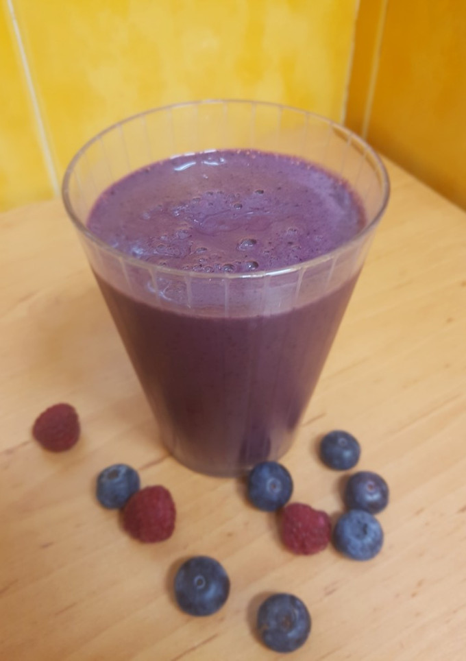 Una foto de Batido púrpura