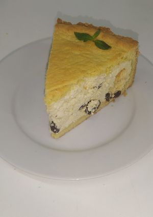 Una foto de Torta de ricota y pasas