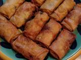 Lumpia tahu/martabak telur tahu