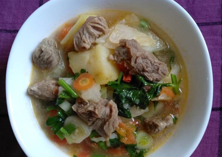 Cara Membuat Sup Kentang Daging Untuk Jualan