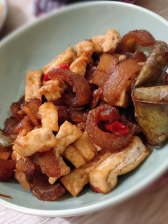 Foto resep Oseng krecek tahu kecap