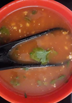 A picture of Tomato soup.
