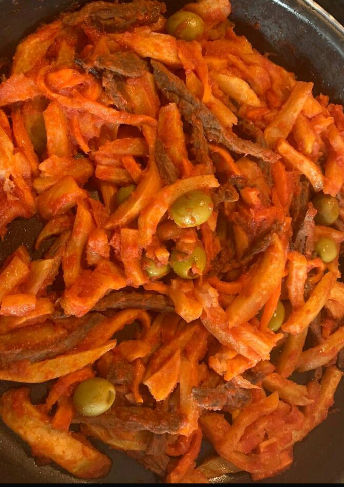 Una foto de Guisado de olivas de mi abuela